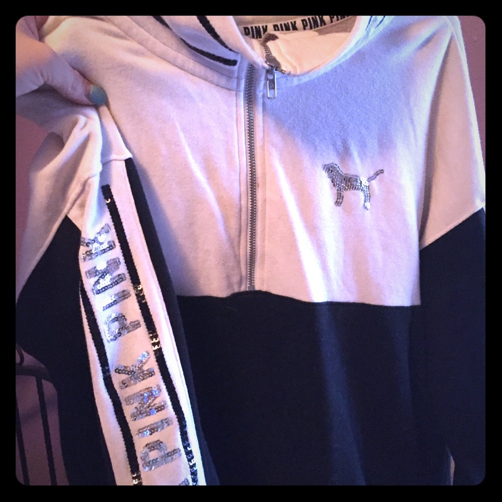Sparkle Victoria’s Secret PINK half zip